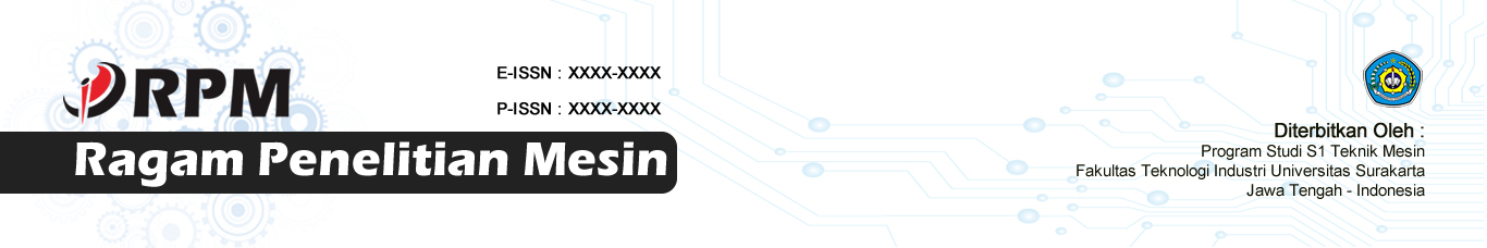 RPM - Ragam Penelitian Mesin
